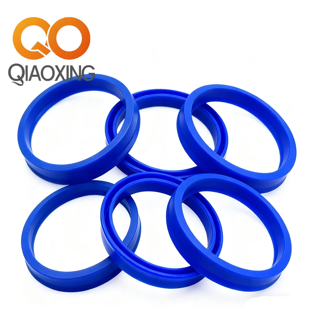 

2PCS IDU Piston Rod Seals | ID 55~105mm | -40°C~80°C High Pressure PU Wear-Resistant Hydraulic Oil Seals for Cylinders