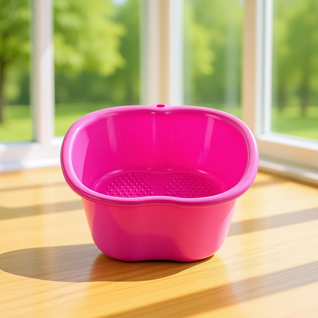 

Foot Bath Massager Bucket with Convex Point Design Stimulates Acupoints Relieves Fatigue Foot Soaking Tub for Home Spa Pedicure