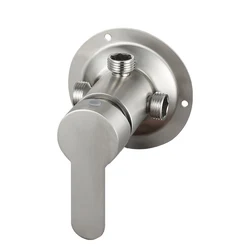 Shower Faucet 304 Stainless Steel Valve Nozzle Tap Wall Mount Cold Hot Water Mixer Bathtub Tap Bathroom Accessory