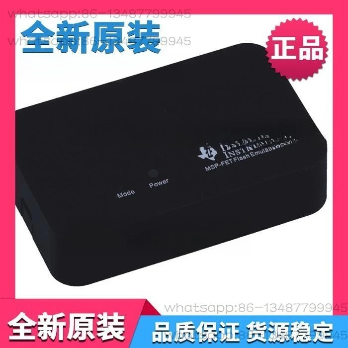 محاكي فلاش MSP-FET MSP430 الأصلي الجديد من TI، تنزيل، تصحيح، برنامج، مبرمج