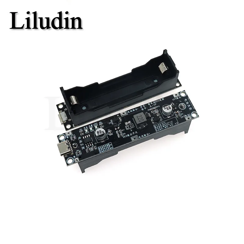 5V 9V 12V 18650 Lithium Battery Boost Step Up Module UPS Uninterruptible Power Supply Module Charge Discharge the Same Time 1A