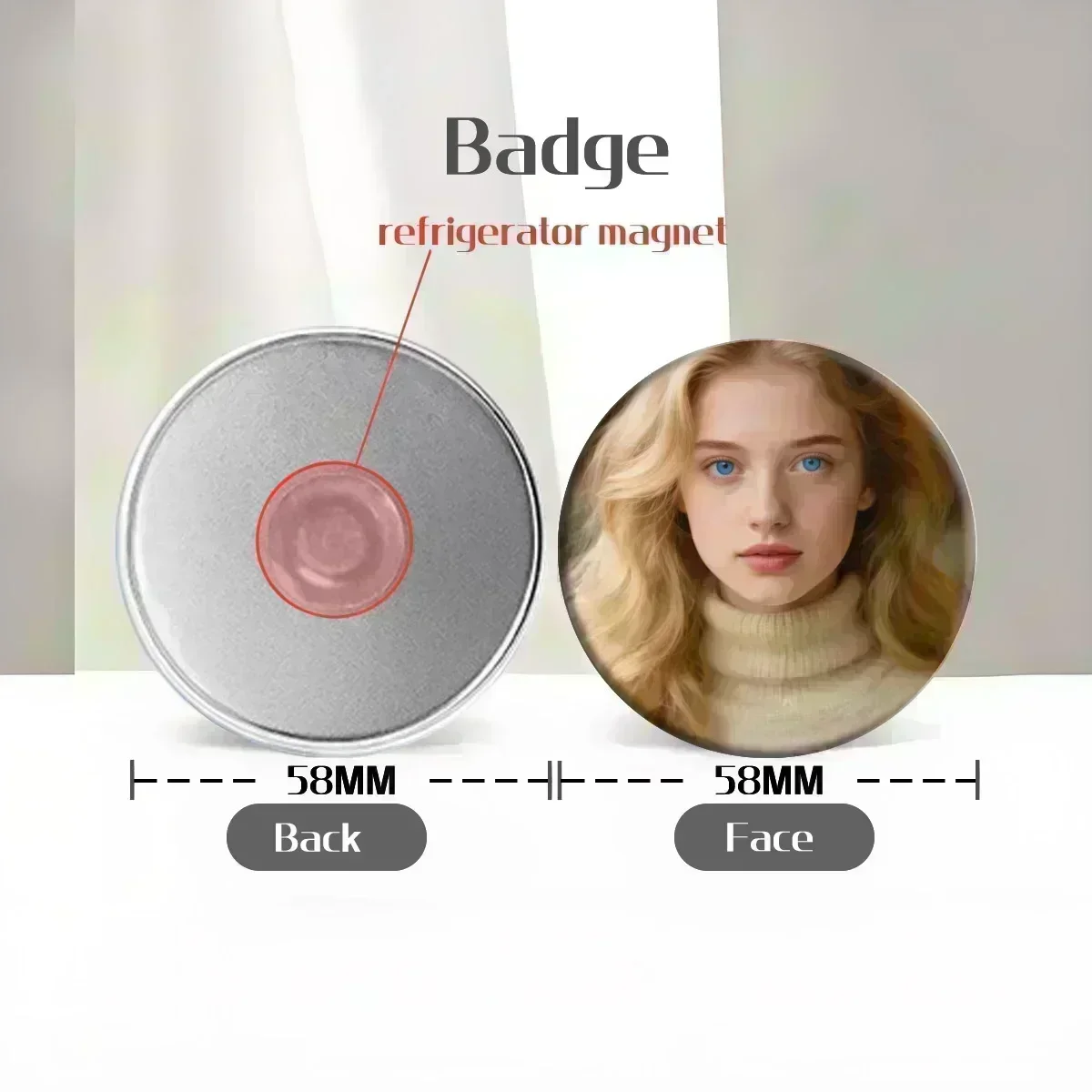 Breloczki z logo Toy Story Lotso, uroczy miś, lusterko do makijażu, magnes na lodówkę, gadżety ACG, anime, kreskówki, prezenty urodzinowe