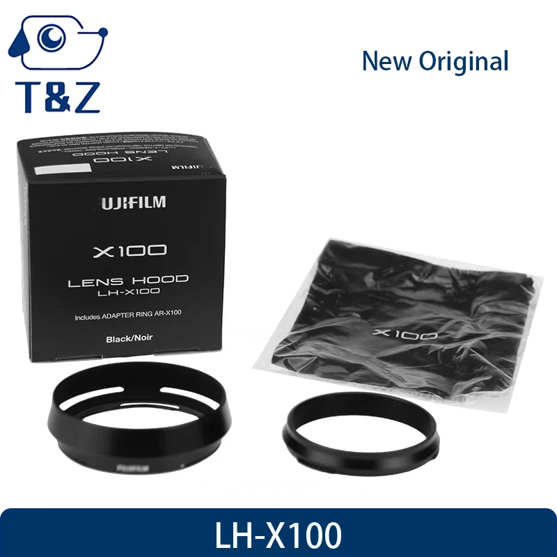 

New Original LH-X100 Lens Hood For Fujifilm 100VI X100V X100F X100T X100S X100 Camera Lens Hood Includos Adapter Ring AR-X100