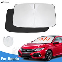 Windshield Sun Shade For Honda Civic 2016-2021 Sunshade Foldable Window Sun Visor Protector Blocks UV Rays Keep Your Car Cooler