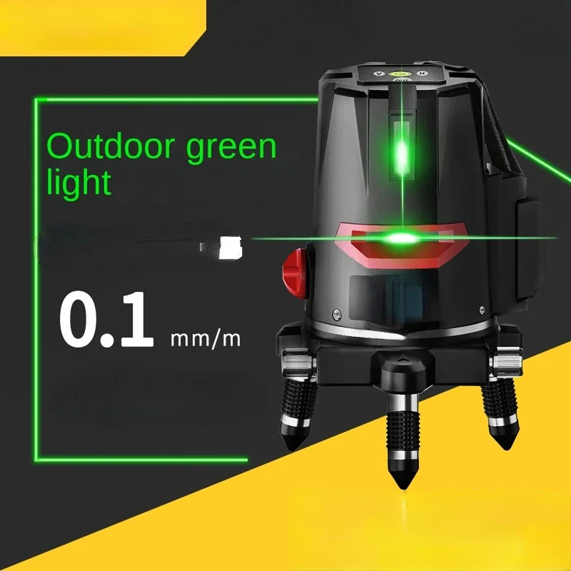 

Infrared Level Laser 2 Lines 3 Lines 5 Lines High Precision Strong Light Hairline Rule Five Green Light Automatic Leveling Water