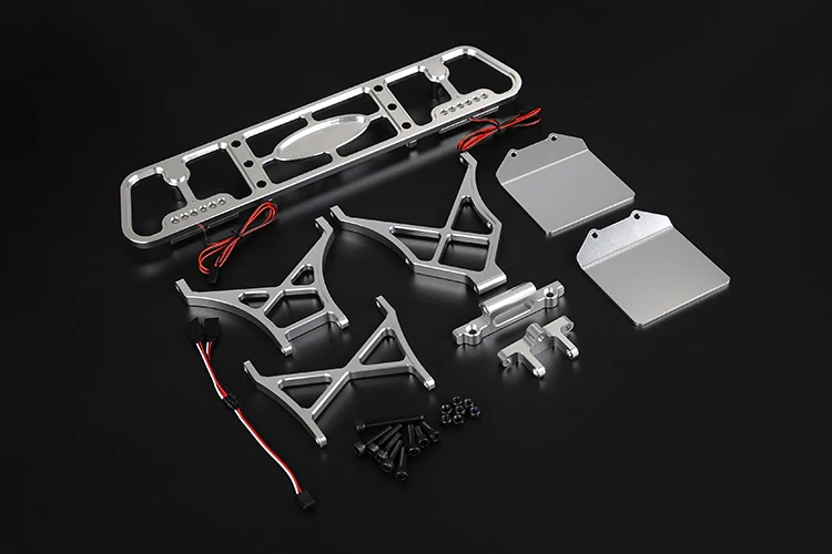 CNC Metal Rear Insurance Crash Frame for 1/5 Rc Losi 5ive-t Rovan Rofun LT Kingmotor X2 Fid Ql Dtt Truck Parts