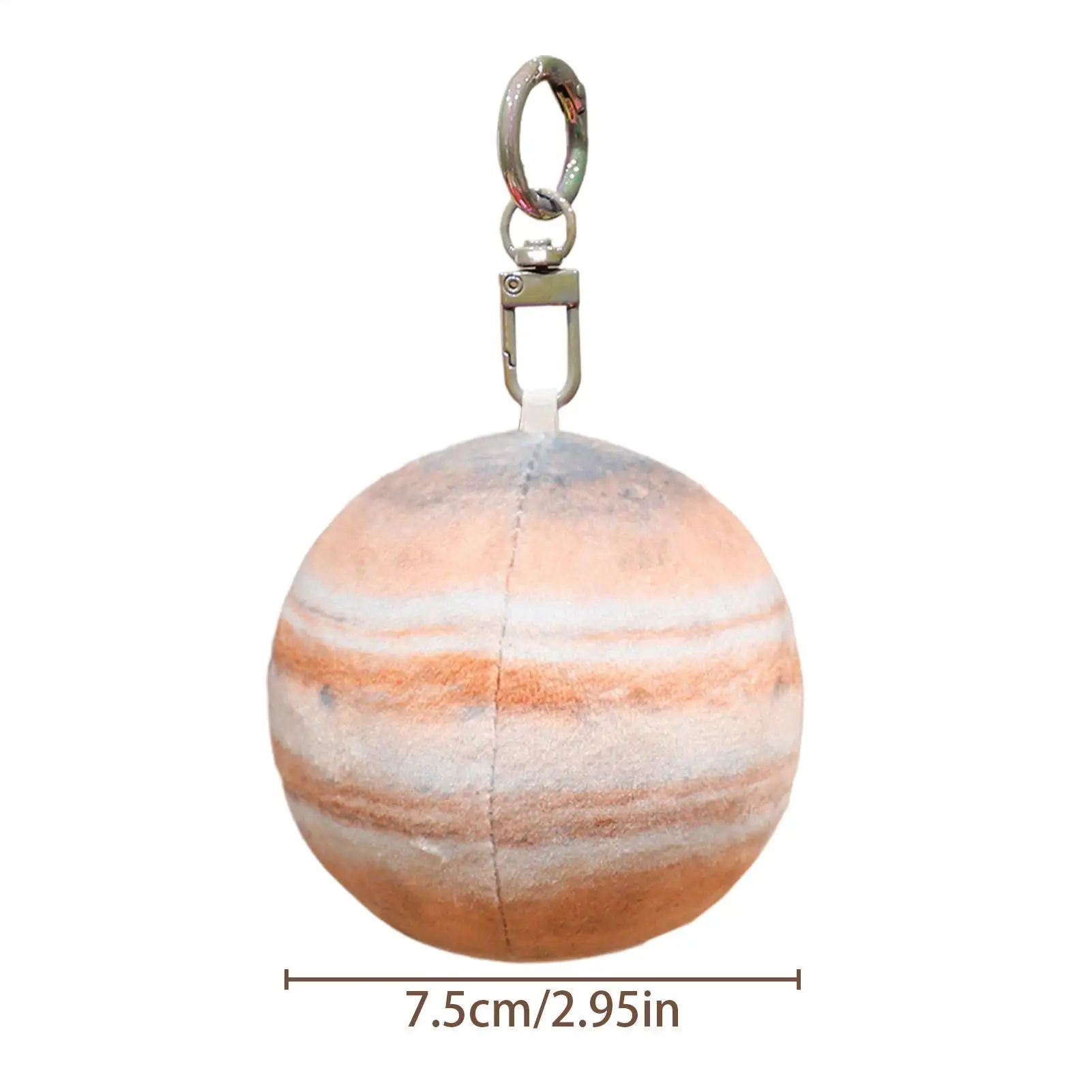 Planeta ornamento 2.95 Polegada macio hangable boneca de pelúcia planeta ornamentos para bolsa moeda jóias carteira mochila feminina