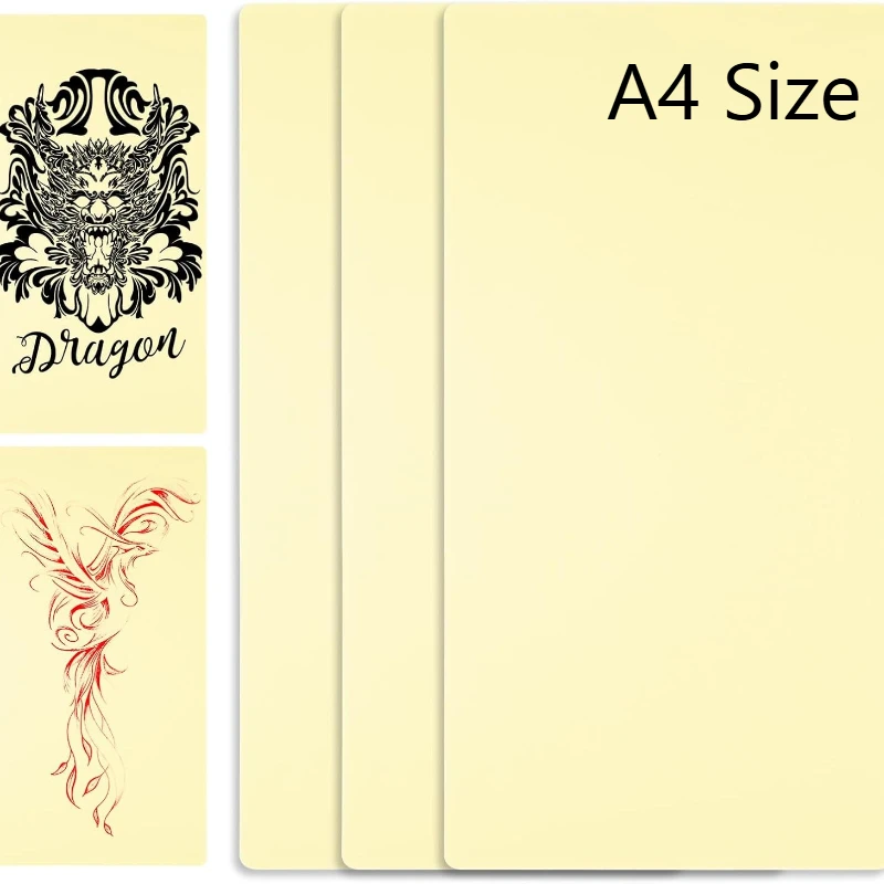 Tattoo Practice Skin 3MM Thick Fake Skin Tattoo Practice Skin Double Sides Silicone Pads for Beginner, Artist & Training(Yellow)