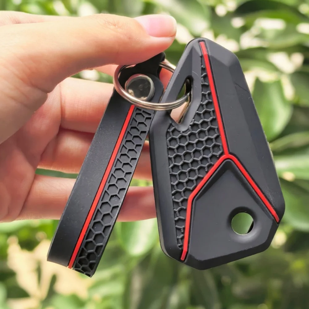 Modified Hot Sale Silicone Remote Key Cover Case for Yamaha Suzuki Kawasaki Agusta Honda Motorcycle Holder Keychain Accessories