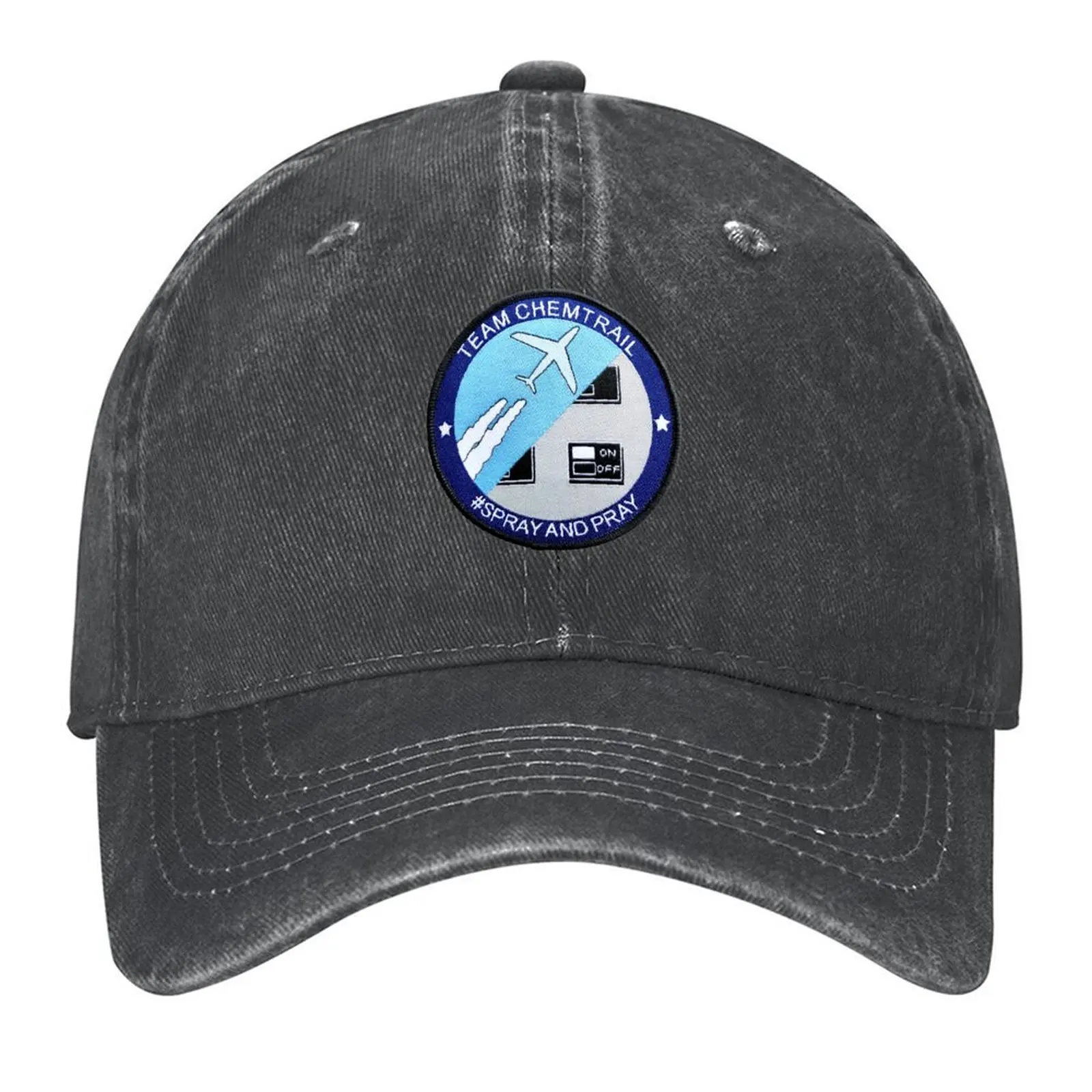 

Chemtrail Logo Baseball Cap Beach Outing Funny hats birthday Hat Baseball Cap Women Men's