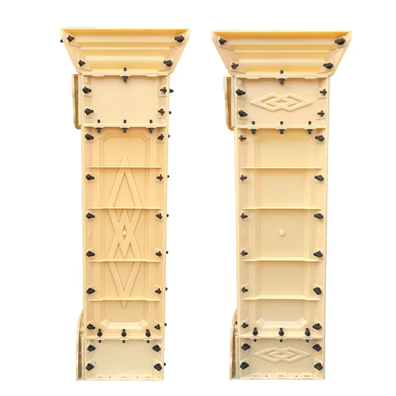 Safe Roman Column Molds Carved Railing European Villa Cement Self-made Balcony Vase Column Guardrail Handrail Cement