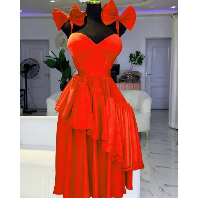 

Customized Women Sleeveless Strap Bow Ruffles Long Maxi Dress 2025 Holiday Beach Birthday Evening Sexy Girl Party Dresses Vestid