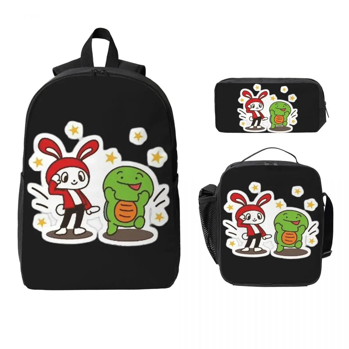 

Jj Mikey Maizen Backpack Student Boys Girls BookBag School Bag Computer Shoulder Bags 3ps Insulated Lunch Bag Pencil Case