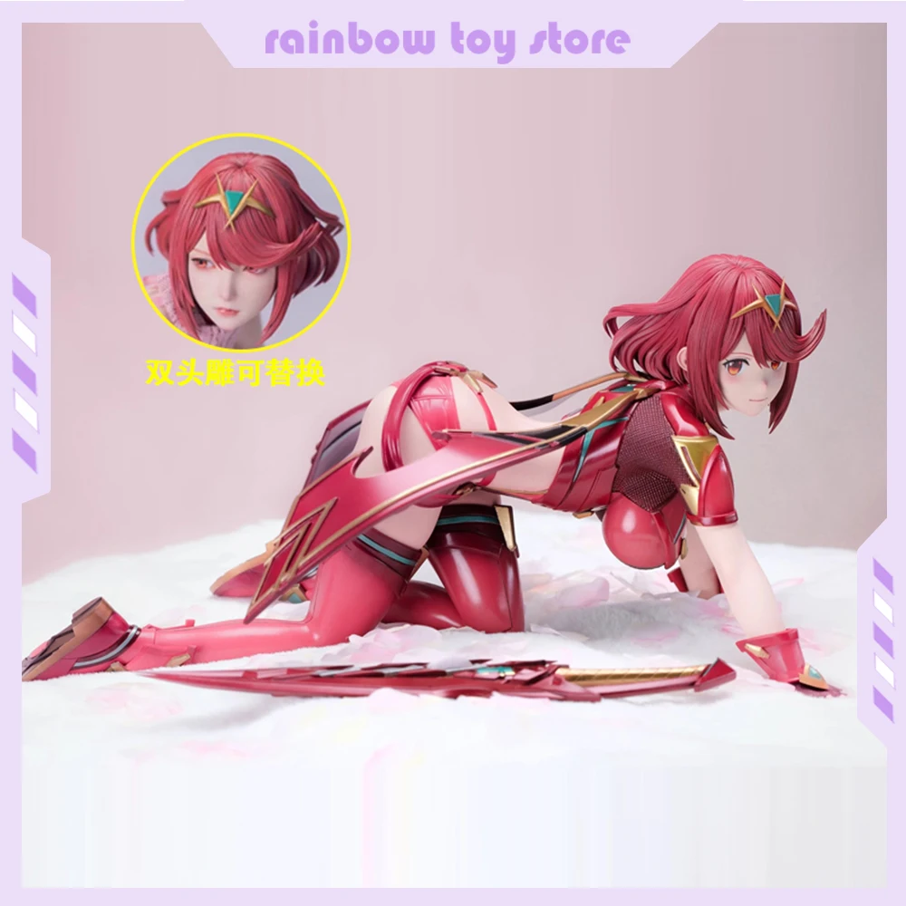 Xenoblade Chronicles anime figures Pyra action figure Double headed replaceable Series figurine Room Christmas Gifts toys