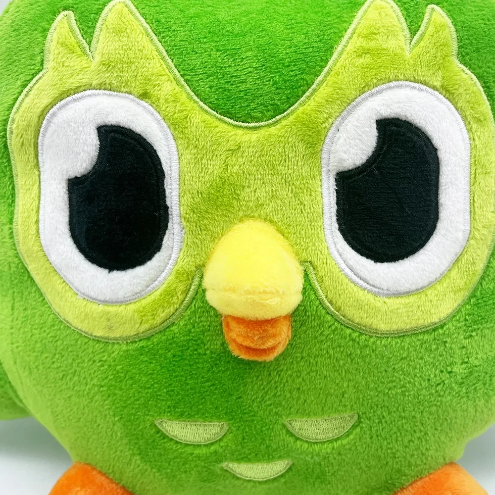 Green Duolingo Owl Plush Toy Duo Plushie Of Duo The Owl Cartoon Anime Owl Doll Soft Stuffed Animal Toy Children Birthday Gift