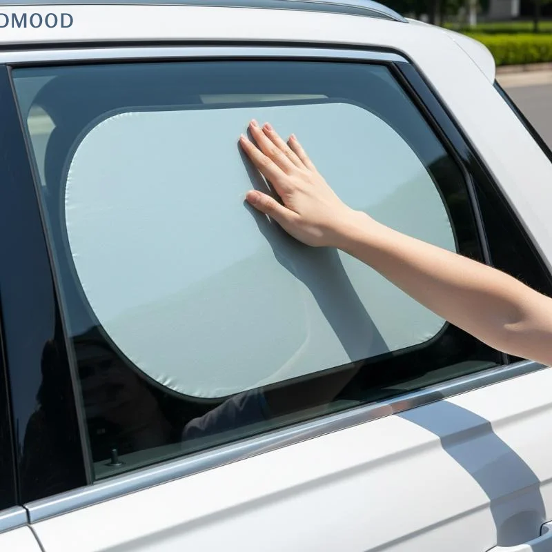 【CR】UV Reflective Sun Protection Rear Windshield Car Shade Cover Quality Heat Isolation Accessory