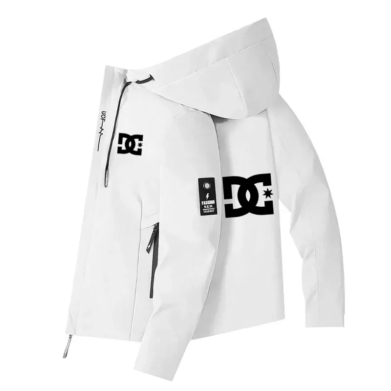 

Новые высококачественные мужские повседневные бейсболки и спортивные куртки с капюшоном, весенне-осенние ветрозащитные куртки на молнии