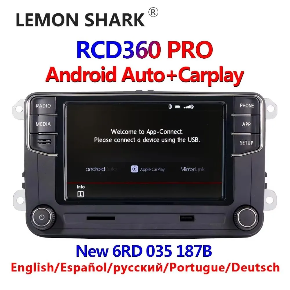 Android auto rcd360 pro noname car radio carplay nuevo rcd330 MIB radio para Volkswagen Golf 5 6 Jetta mk5 mk6 vista CC polo Passat