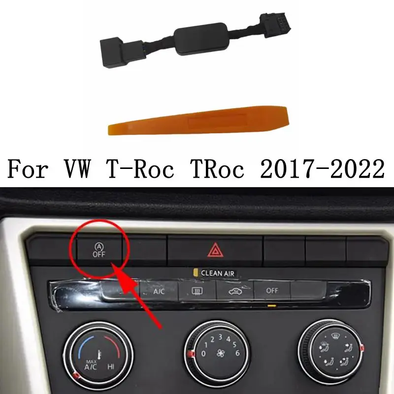 

For VW T-Roc TRoc 2017-2022Car Automatic Stop Start Engine System Off Device Control Sensor Plug Smart Cancel