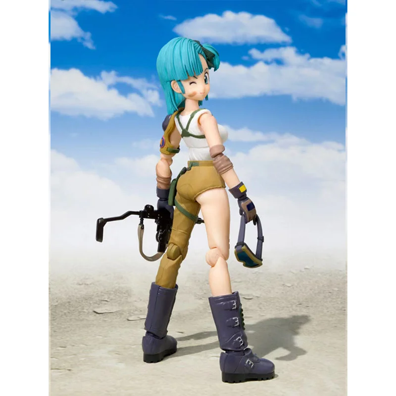 100% Original Bandai S.H. Figuarts SHF Motorcycle Uniform Bulma Dragon Ball In Stock Anime Action Collection Figures Model Toys