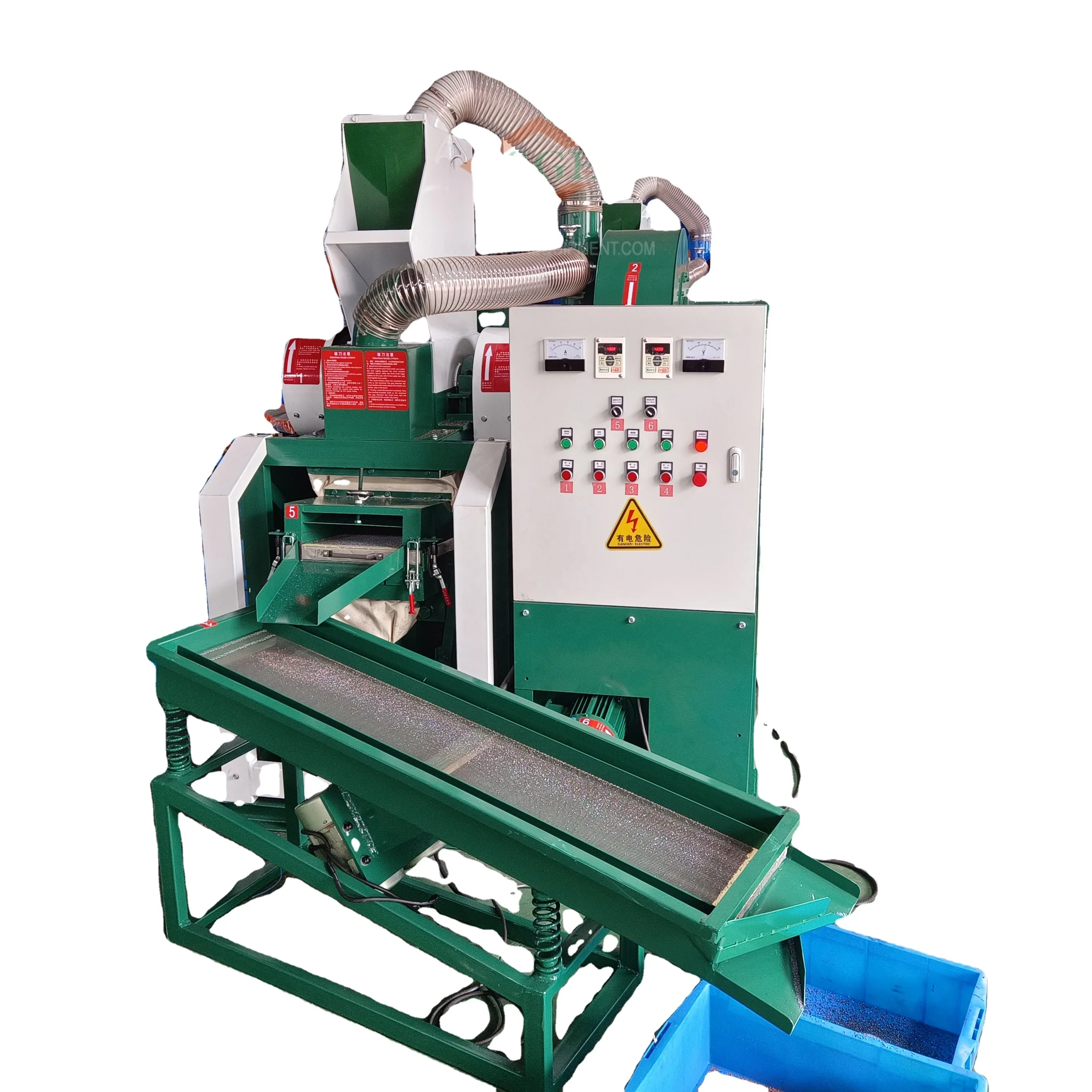 Cheap Price 220V Single Phase Car Wire Granulator Net Wire Chopper Recycling Machine From BSGH