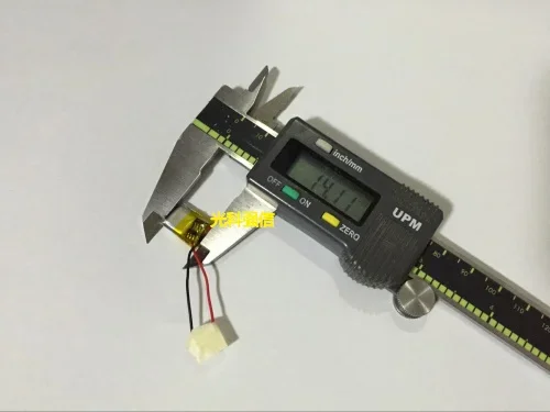 New fully capacitive 3.7V polymer lithium battery 351015 65MAH MP3 MP4 PCB / device / micro