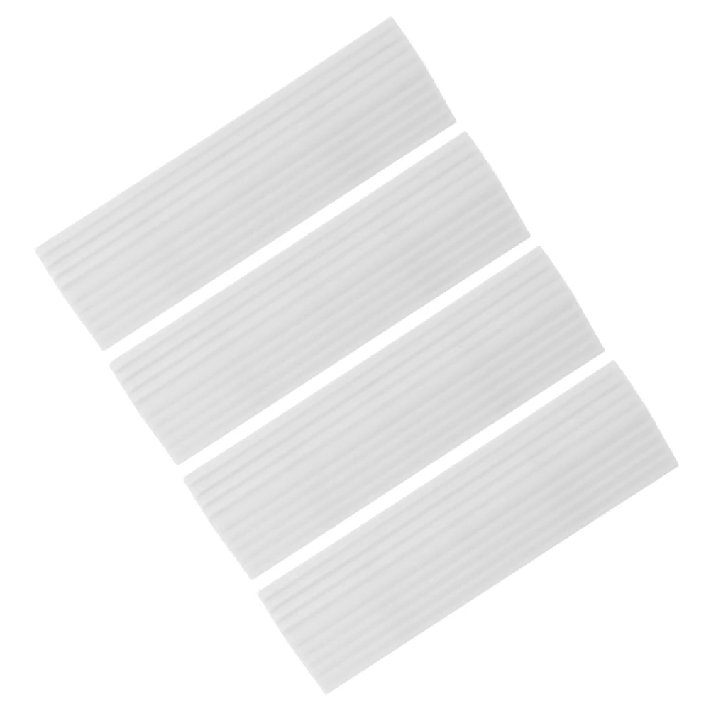 

4pcs Ramps for Doorways Reusable Ramp Mats Robot Vacuums Wheelchairs Rubber Easy Installation Nonslip Surface