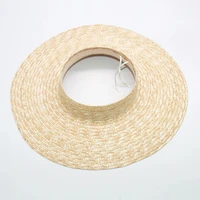Summer Empty Top Round Sun Hats for Women Elegant Wide Large Brim Beach Straw Hat Casual Panama Caps Uv Protection Cap Sombrero - Image 5
