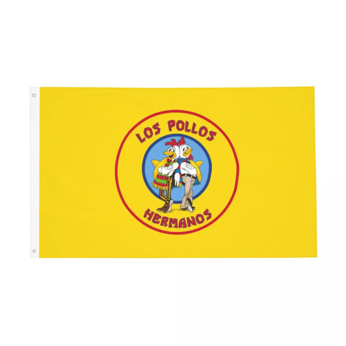 Breaking Bad Los Pollos Hermanos Flag Indoor Outdoor Banner Polyester Chicken Brothers Decoration Double Sided Flags