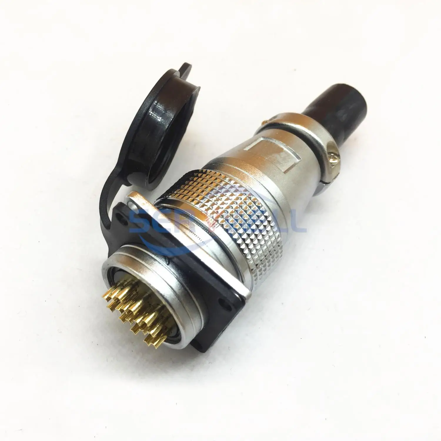 Conector Circular de aviación, 12 Pines, resistente al agua, AC 250V 7A, PLS24-12