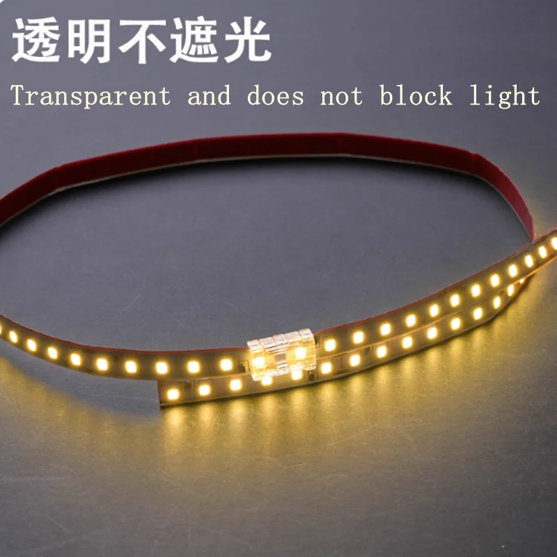 10PCS 3P/4P COB LED strip solderless connector clip low voltage 5mm 8mm 10mm connector L-shaped no-dark-area clip for LED strips