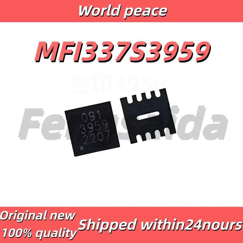 (5pcs)  original MFI337S3959 Silk-printed 3959 QFN8 Certified Coprocessor Chip IC