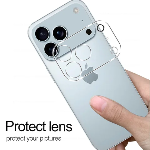 Защитный чехол для камеры HD Clarity, 2 шт., чехол из закаленного стекла для Iphone 17 Pro Max, чехол для объектива Iphone 17Pro Air Iphoneair 17ProMax 5G