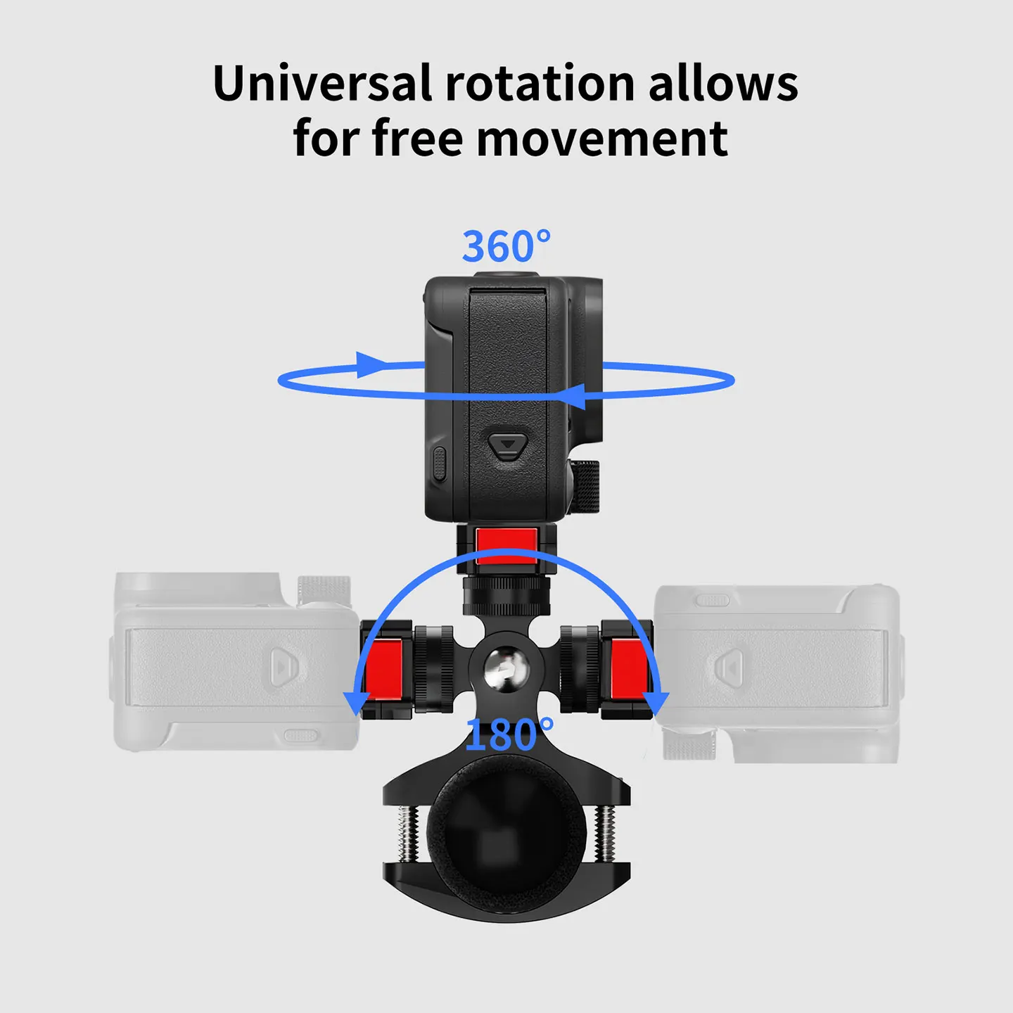 Für Insta360 Ace Pro 2 / Ace Pro / Ace X6 / X5 Magnetische Schnellwechselbasis 360° drehbare Stativhalterung 1/4 17/25mm Kugelkopfadapter – Detail 11