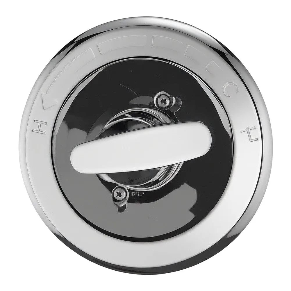 Shower Trim Assembly for Monitor For 600 Series Faucets Stainless Steel Construction RP17443 Handle RP5883 Escutcheon