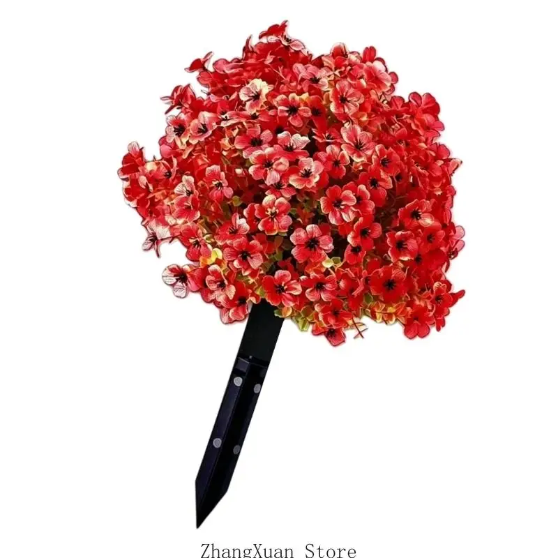 Langlebiger ABS-Rasenpfahl mit Veilchenblüten, perfekt für die Verbesserung von Blumenbeeten Garten, 3 x – Detail 4