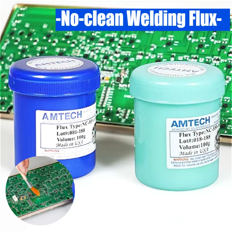 1Pc NC-559-ASM 100g Lead-Free Solder Paste Flux No-clean Welding Flux For SMT BGA Reballing Soldering Welding Repair Tool