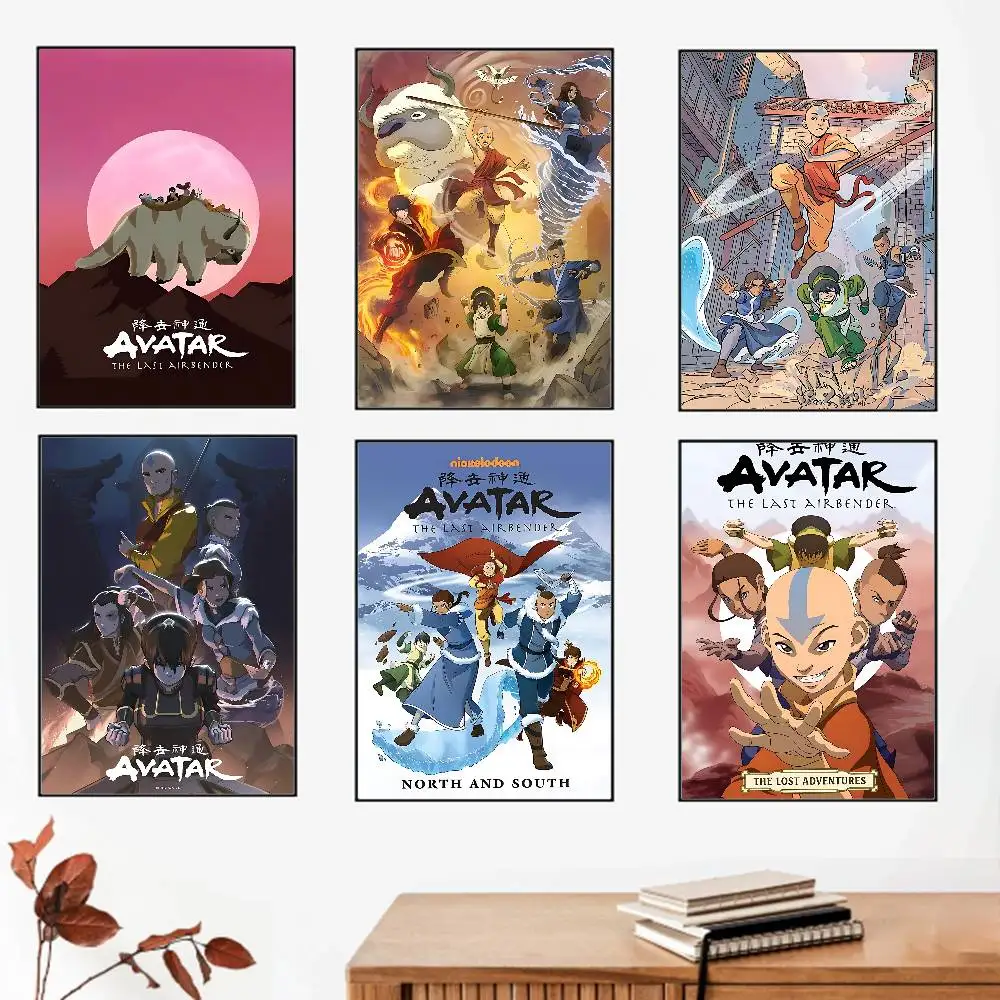 A- Avatar The Last Airbender-S Poster Canvas Paintings Posters & Prints Home Bedroom Living Room Decor