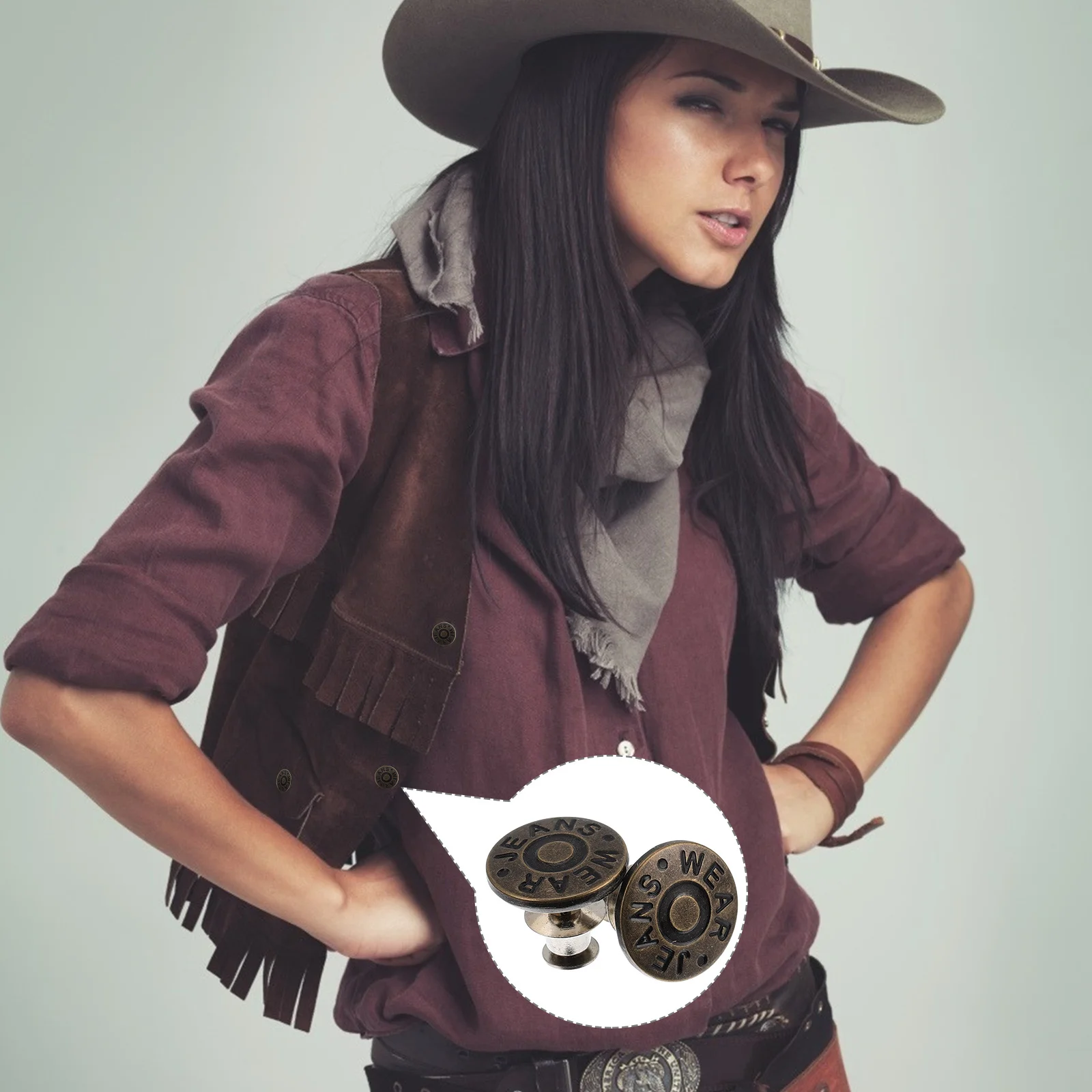 

20Pcs Nail-Free Buttons Adjustable Pants Waist Buckle Anti-Slipping Jeans Buckles for Clothing Jackets T-Shirts DIY