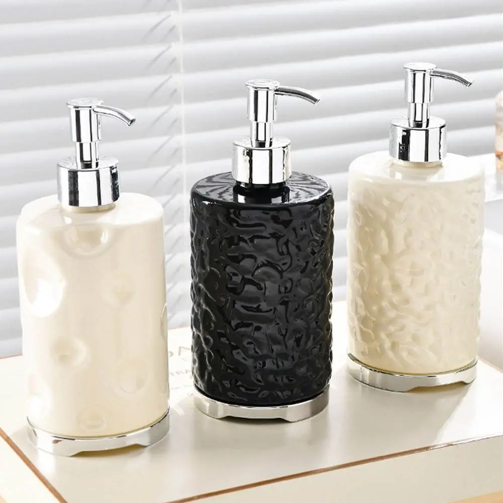 

Modern Reusable Bathroom Soap Dispenser Press Type Clear Wash Dispenser Bottle Empty Leakproof Hand Pump Dispenser Bathroom