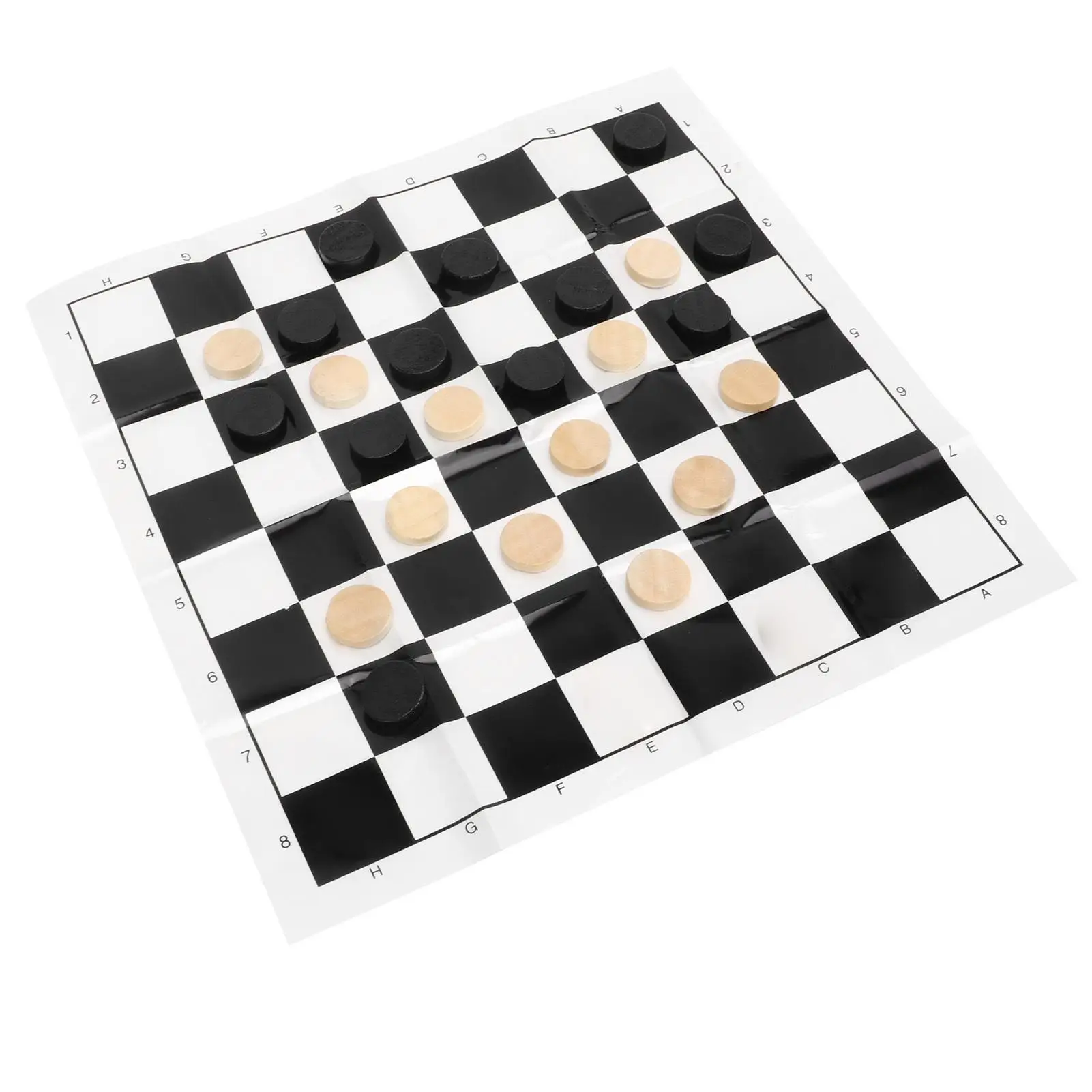 International Checkers Set - Safe Pieces & Chessboard for Family Gatherings