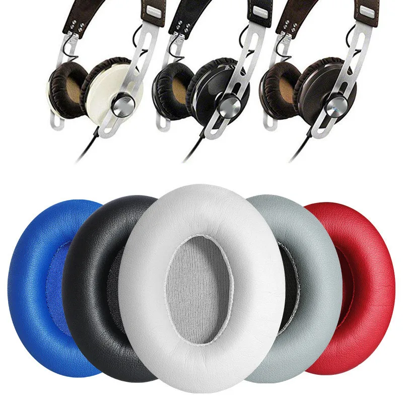 Replacement 1 Pair Sheepskin Ear Pads Cover For Sennheiser MOMENTUM ON-EAR Headphones Ear Pads Headset Foam Cushion Earmuffs