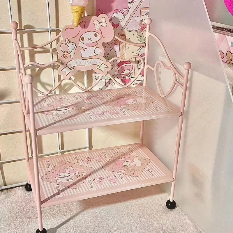 

Girl Heart Desktop Small Iron Frame Room Storage Rack Iron Desktop Display Frame