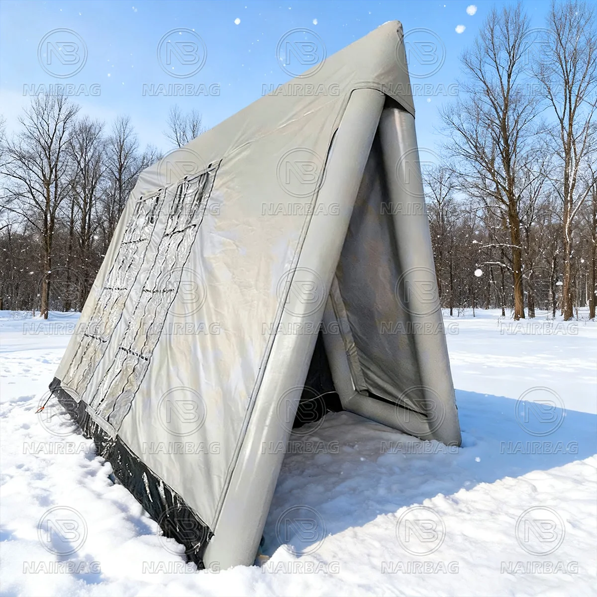 เต็นท์แคมป์ปิ้งเป่าลม เต็นท์แกลมปิ้งพร้อมปั๊มลม ติดตั้งง่าย เต็นท์ลม PVC สำหรับ 4 ฤดู สำหรับกิจกรรมกลางแจ้ง มีจำหน่าย