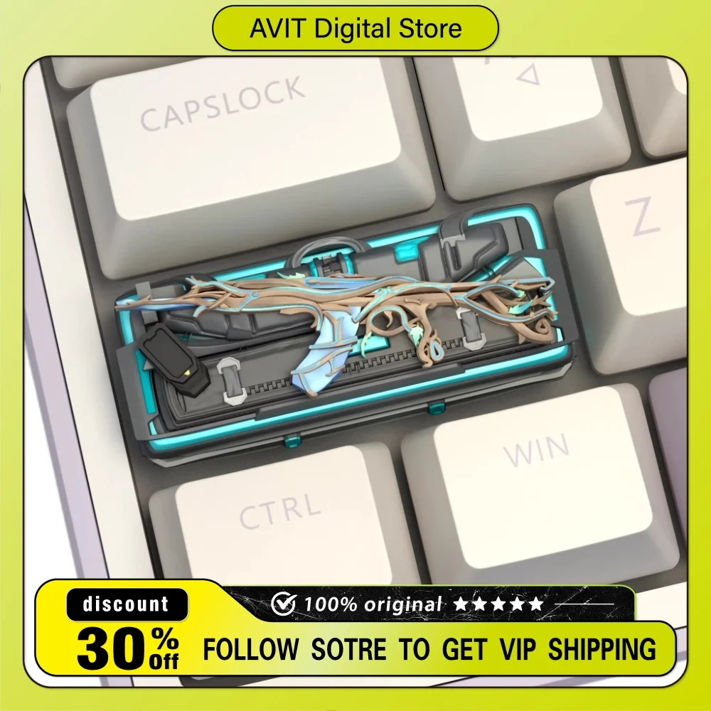 

VALORANT Keyboard Mystbloom Phanto Keycap for DIY Backlit Keycaps for Pc Gaming Classic Key Caps Suit Anime Personalized Gifts