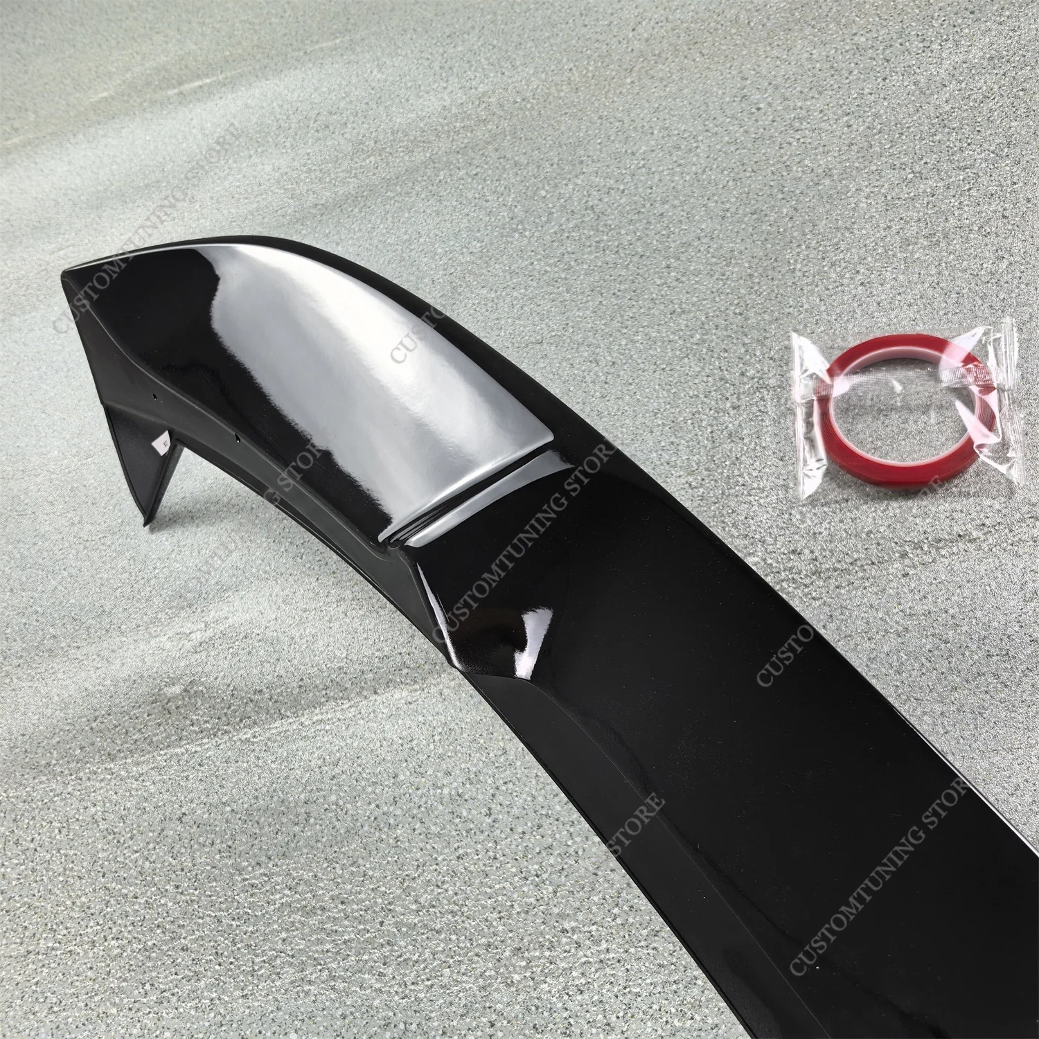 Gloss Black Rear Roof Spoiler For Seat Leon MK3 3.5 5F8 ST Touring TSI TDI Standard 2013-2019 4-Door Estate Bodykits Tuning view 6