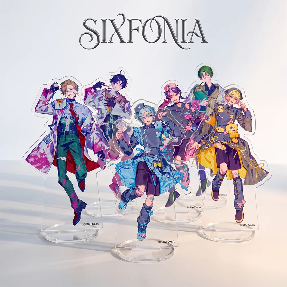Anime SIXFONIA LAN Mikoto Ameno Kosame 15CM Acrylic Stand Keychain Room Decoration Desk Decor Collect Gifts