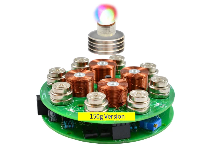 CIRMECH Intelligent Magnetic Levitation Push Type Magnetic Levitation DIY Kit DC12V 2A New Style Suspension Magnetic