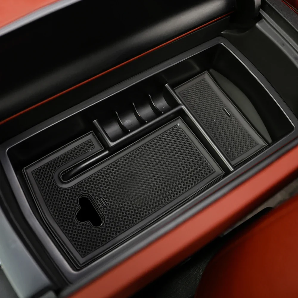Center Armrest Storage Organizer Tray Fit Peugeot 3008/3008GT/5008 Citroen C5 Aircross DS7 2017-2023 Car Interior Storage