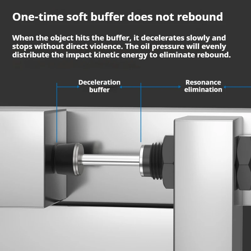 AD Hydraulic oil buffer damper AD2016 shock absorber, pneumatic adjustable mechanical arm accessories